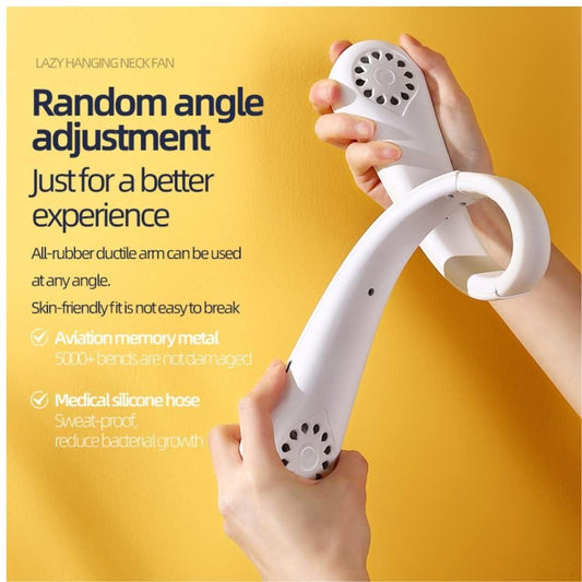 Portable Neck Fan, 8 hrs, 1800 mAh